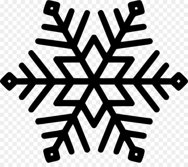 Снежинка силуэт