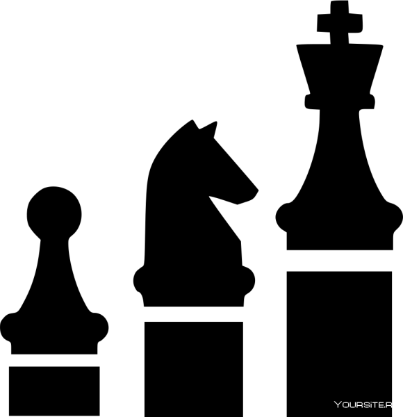 Стилизованные шахматные фигуры