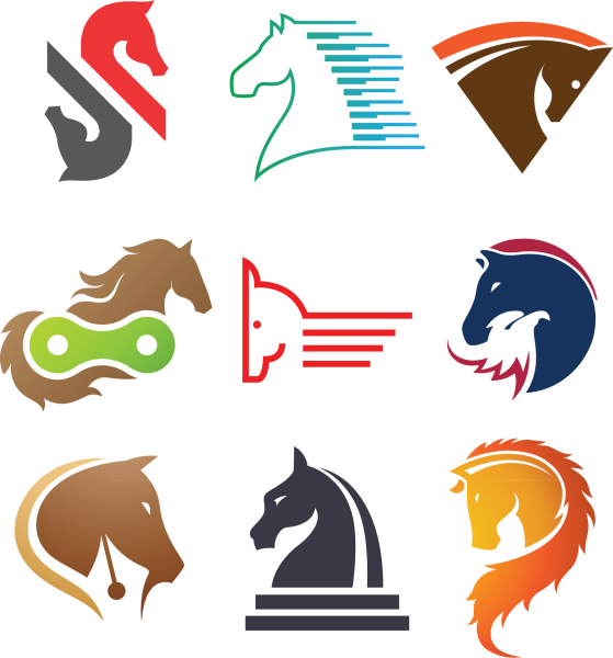 Логотип лошадь