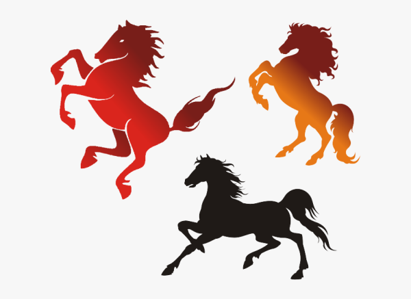Лошадь вектор