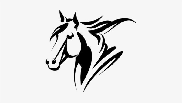 Голова лошади вектор