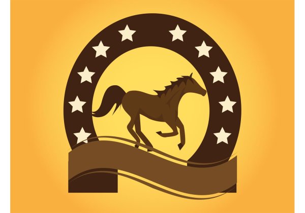 Подкова и конь лого