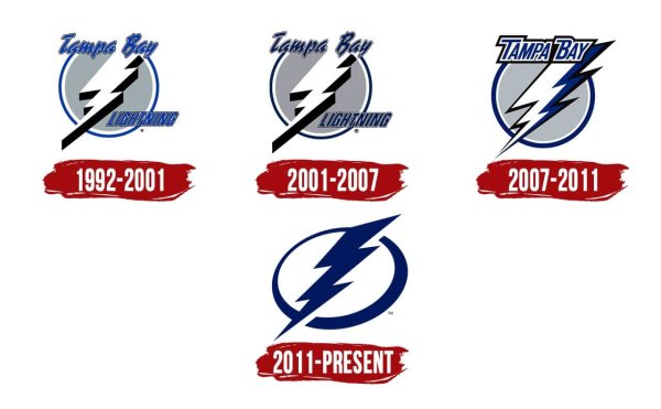 Тампа Бэй эмблема Эволюция