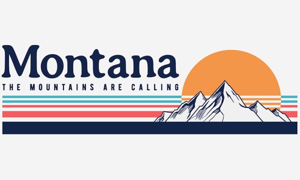 Надпись Монтана