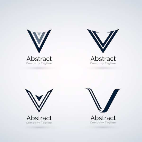 V Letter logo
