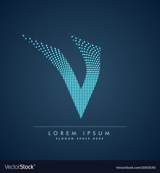 Дизайн буквы v