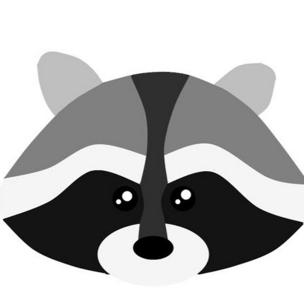 Енот рисунок