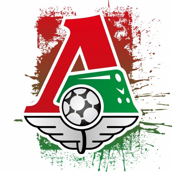 Логотип ФК Локомотив черно белый