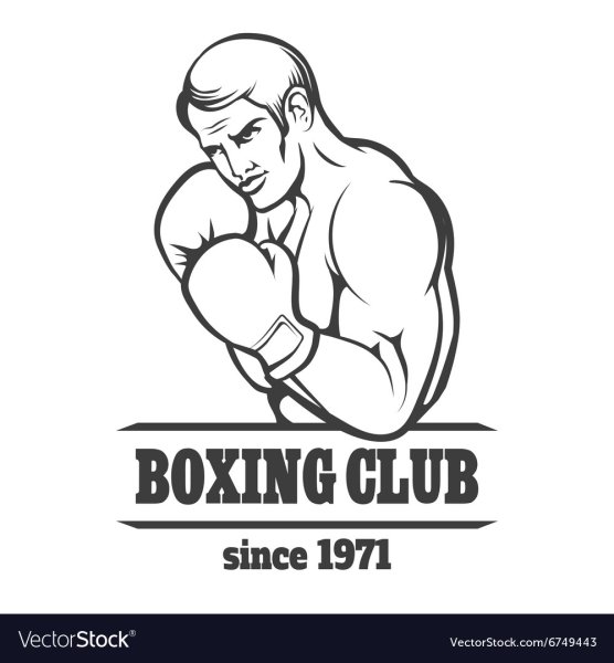 Боксерские лого с перчатками