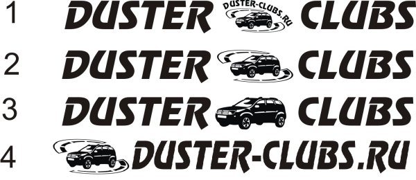 Эмблема Дастер