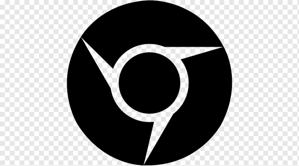 Значок гугл черно белый