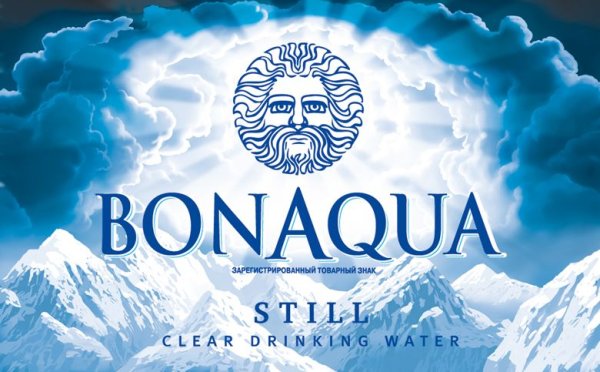 Bonaqua этикетка