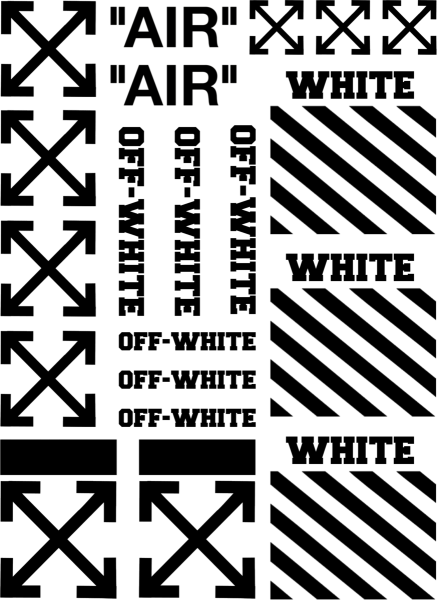Off White трафарет