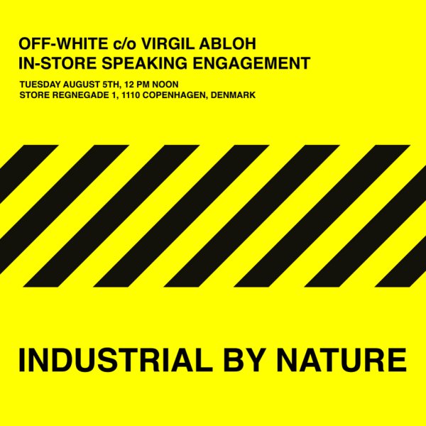 Off White логотип желтый