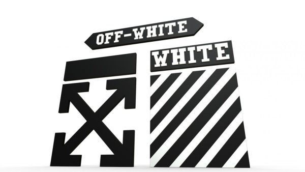 Обои в стиле off White