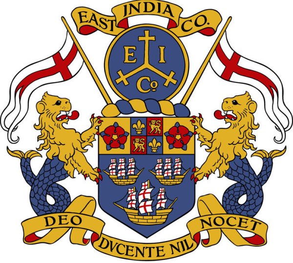 Британская ОСТ-Индская компания герб