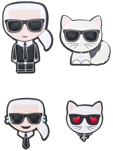 Карл Лагерфельд мультяшный