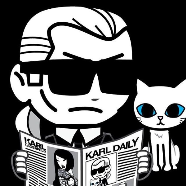 Карл Лагерфельд логотип