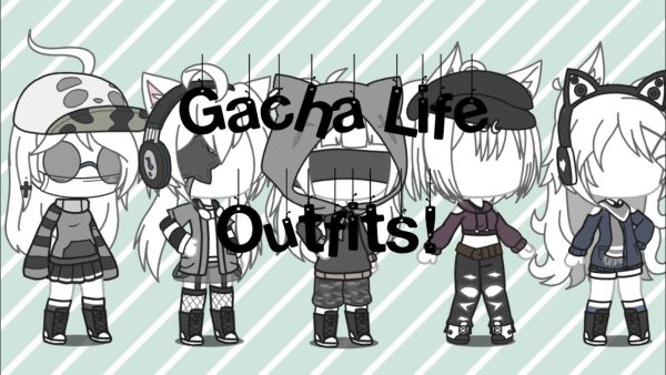 Гача лайф костюмы черные