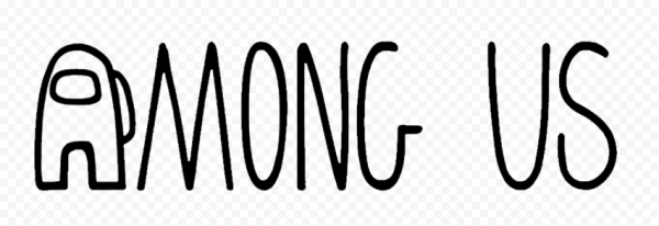 Among us логотип на прозрачном фоне