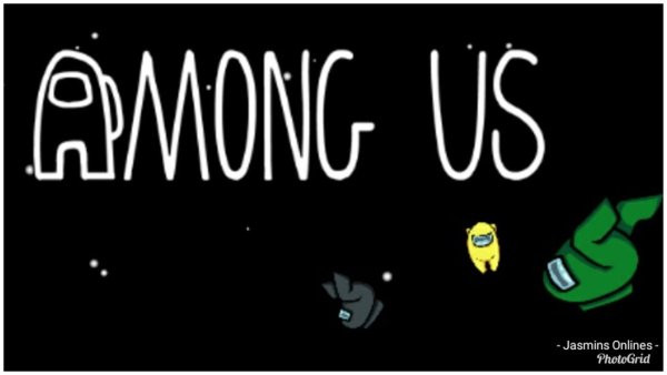 Among us надпись