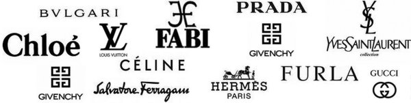 Бренды сумок женских логотипы