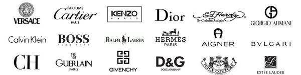 Логотипы парфюмерных брендов