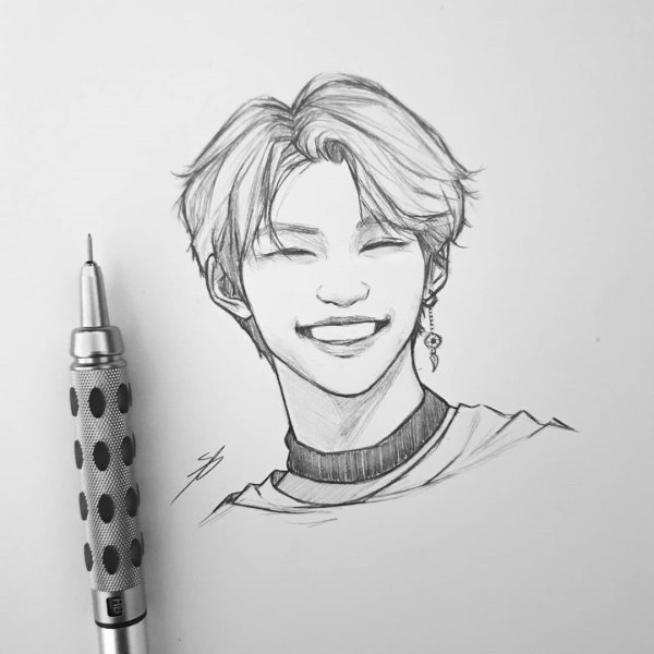 Stray Kids рисунки