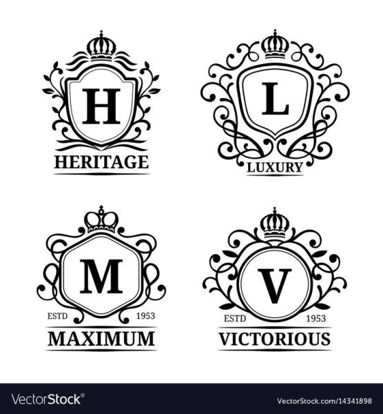 Логотип с короной и буквами