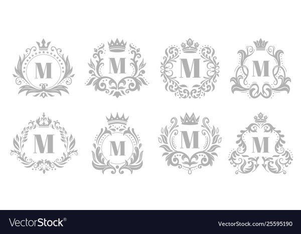 Корона в монограмме и геральдике