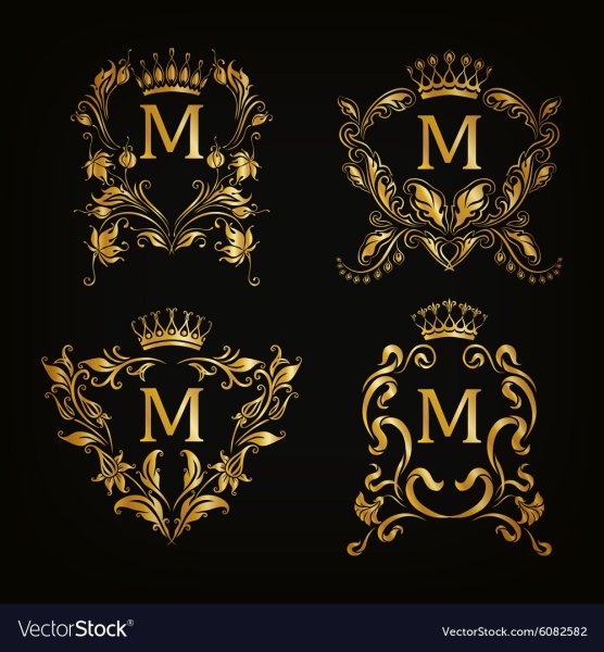 Буква м с короной