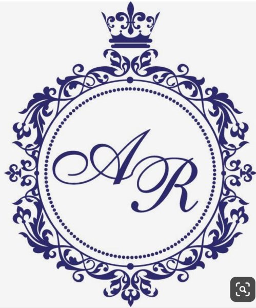 Свадебный логотип Вензель