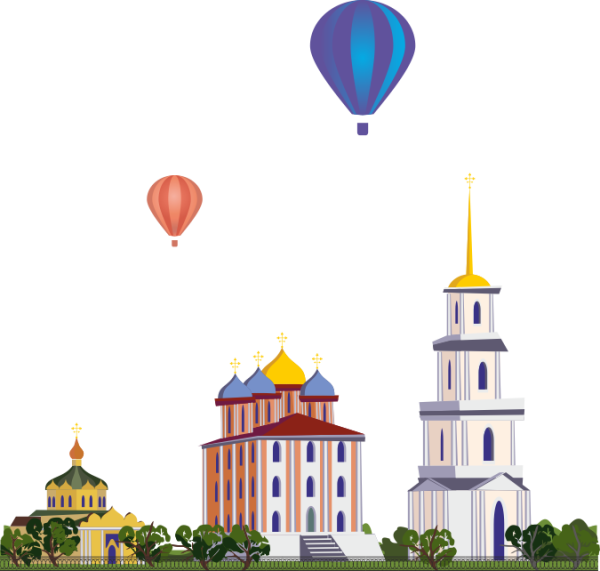 Рязанский Кремль вектор