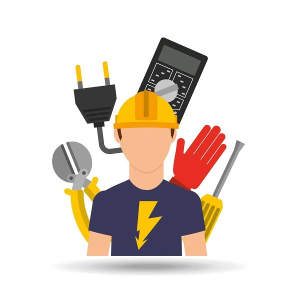 Электрик значок