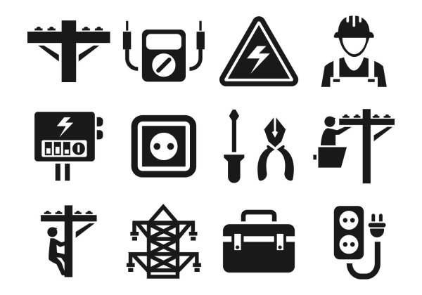 Значок электрика