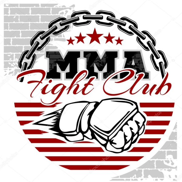 ММА логотип смешанные боевые