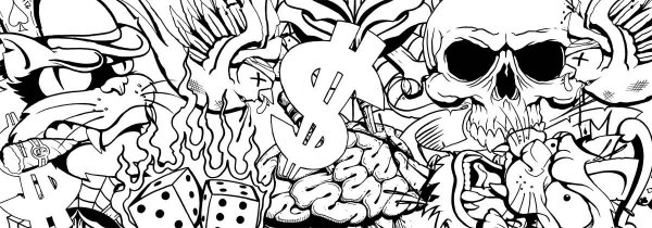 Граффити тату эскизы