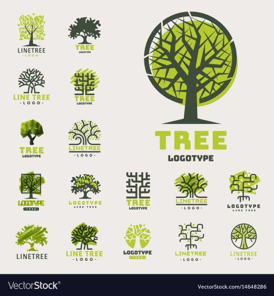 Дерево хвойное логотип