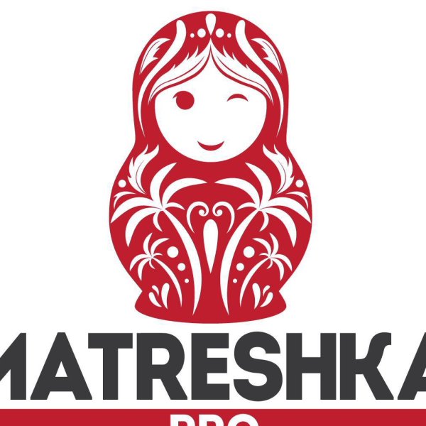 Матрешка логотип современная