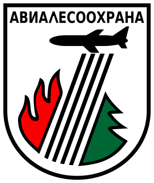 Эмблема Авиалесоохраны России