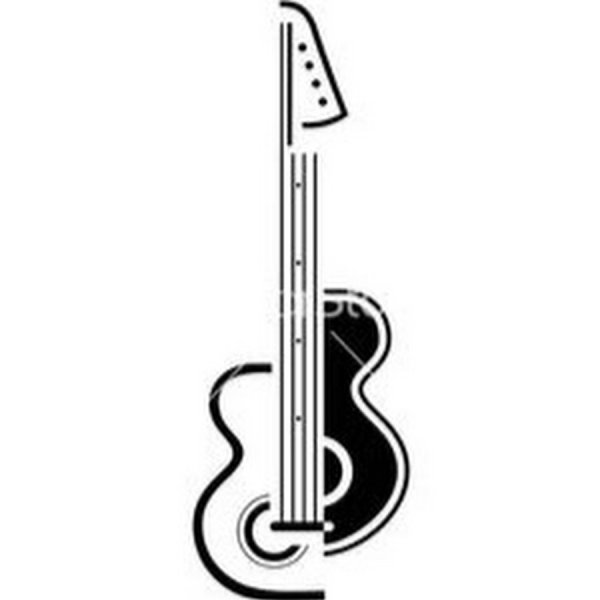 Стилизованная гитара