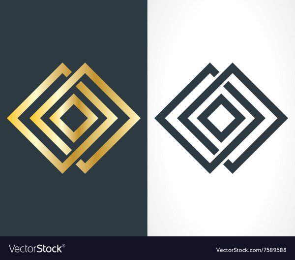 Графические логотипы квадрат