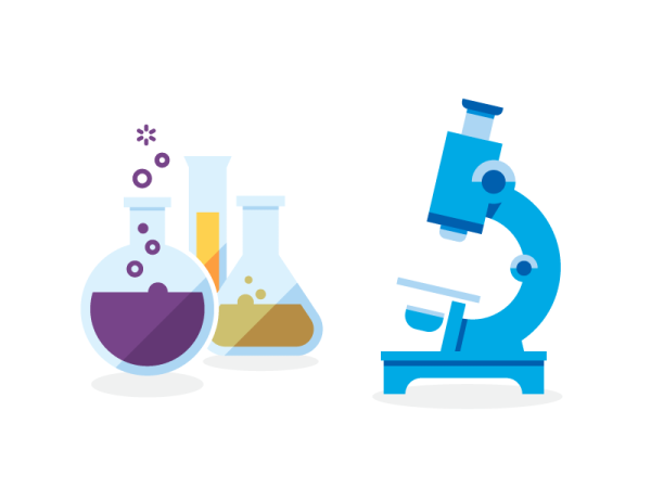 Научная лаборатория символ