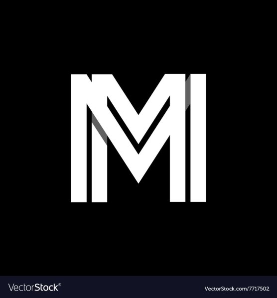 Стилизованная буква м