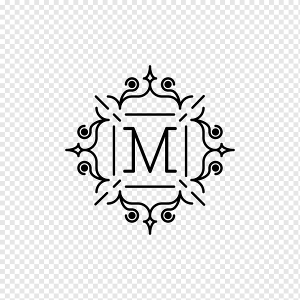 Буква m логотип