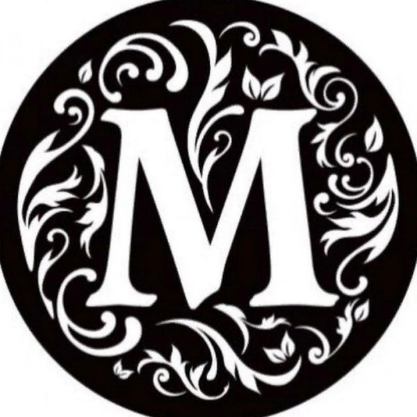 Красивая буква m для логотипа