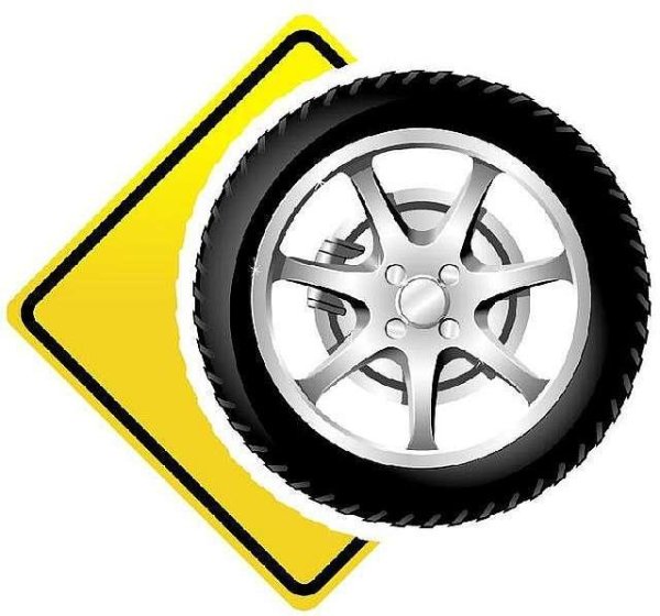 Автосервис логотип колесо