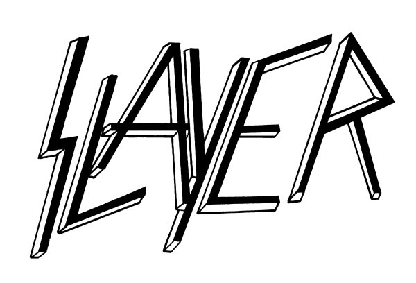 Slayer трафарет