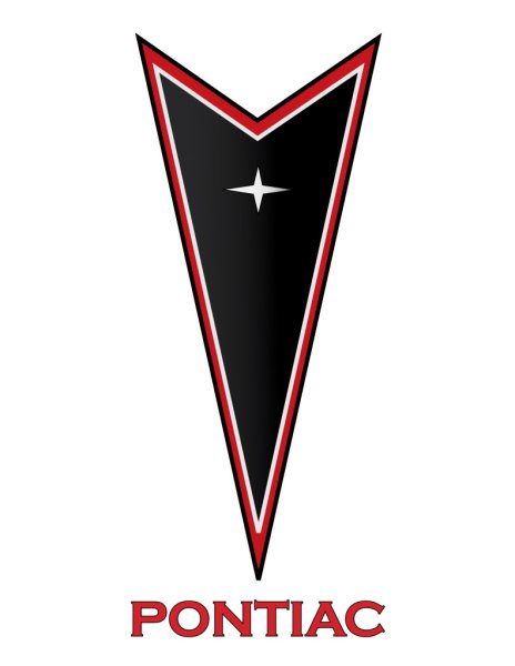 Понтиак знак на машине