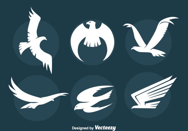 Эмблемы с изображением птиц
